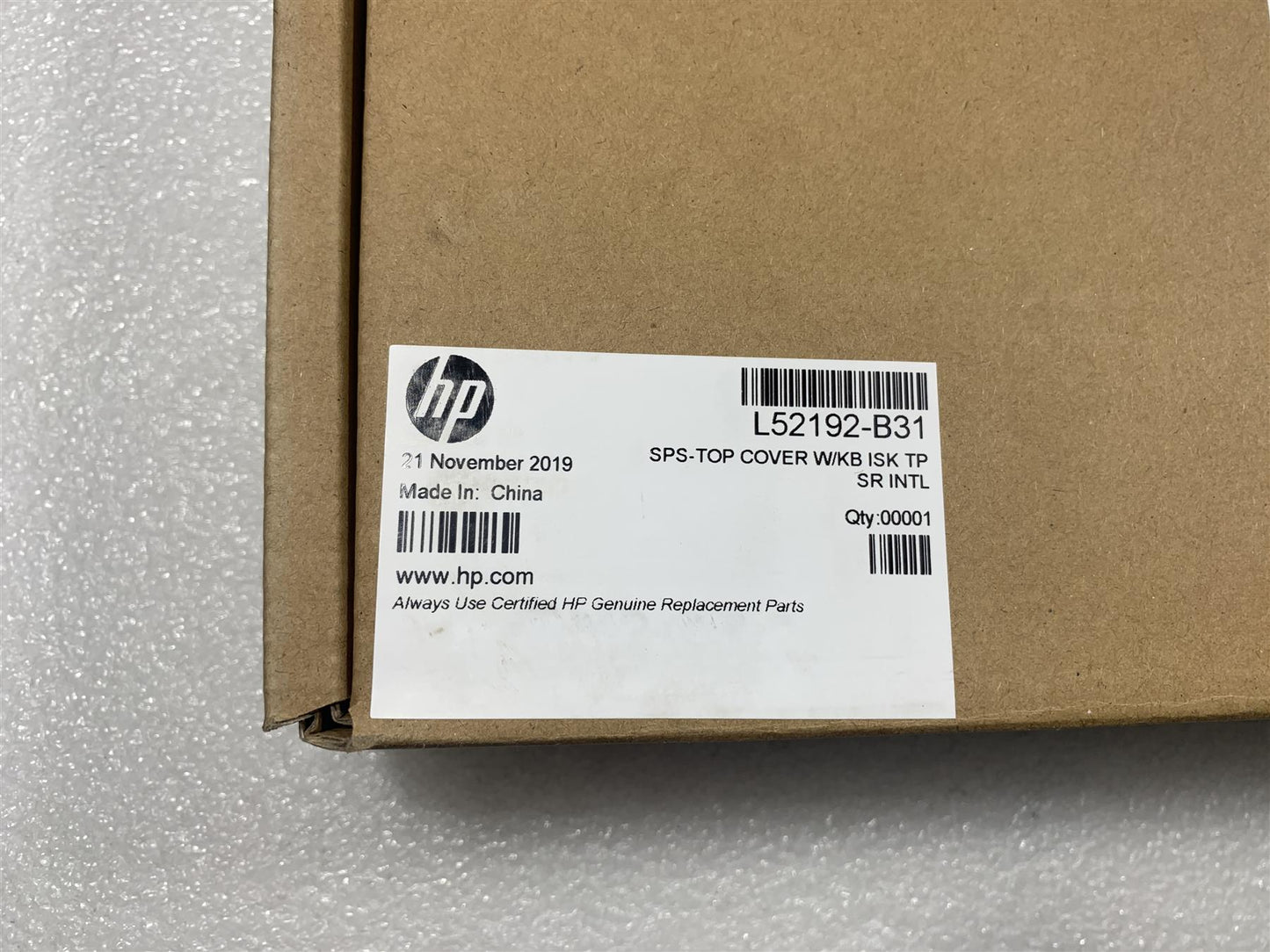 HP Chromebook 11A G6 L52192-B31 int. English International also named dutch US Keyboard Palmrest Genuine NEW