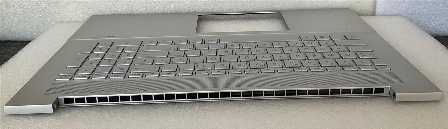 HP ENVY 17.3 17-CR 17T-CR N14264-031 N13556-031 UK English keyboard Palmrest