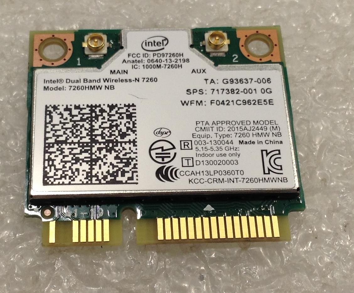 HP 600 PD SFF G1 820 700 800 G1 800 ED 800 EO 405 PD 400PO 717382-001 Wireless Card