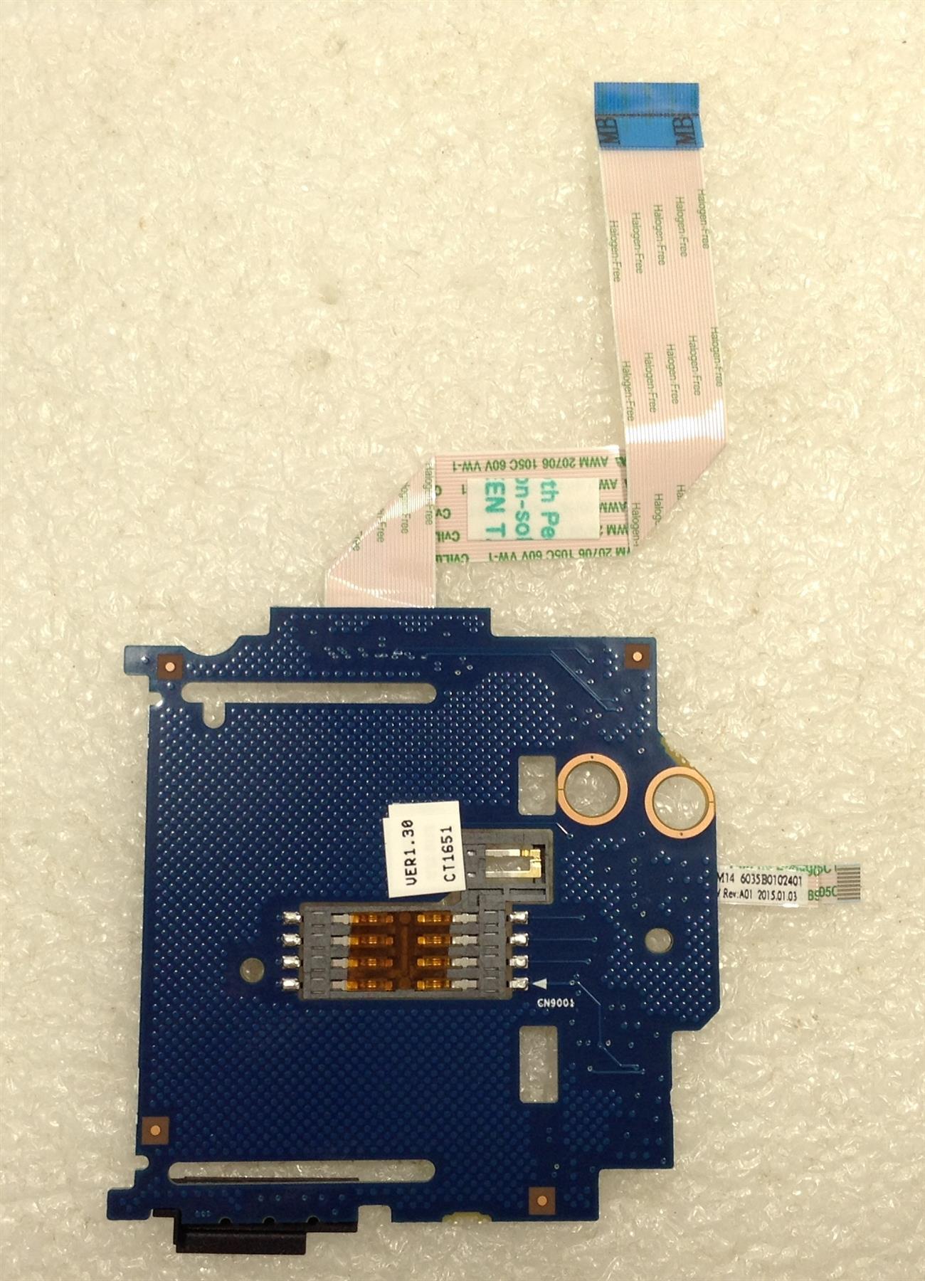 HP Smart card reader HP P/N: 805612-001 ICC: PFBR03BSM002 New