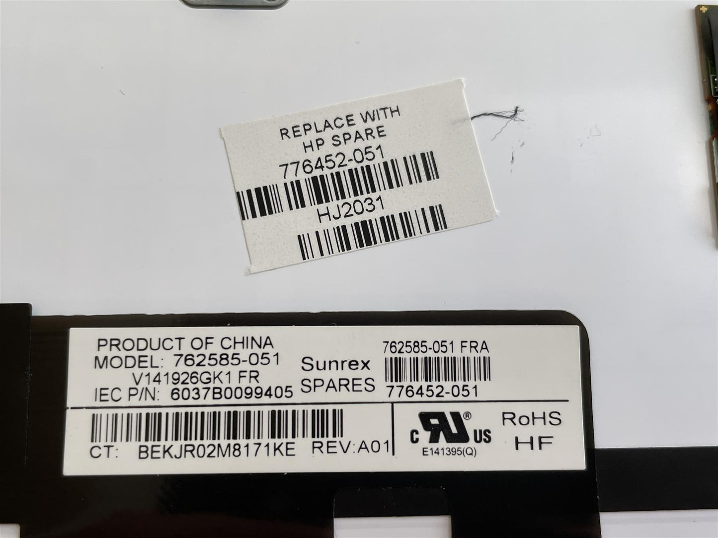 A111 776451-051 - For HP EliteBook 820 720 725 G1 G2 776452-051 Keyboard French Genuine NEW