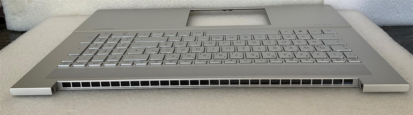 HP ENVY 17.3 17-CR 17T-CR N14264-041 N13556-041 German GR Keyboard Palmrest