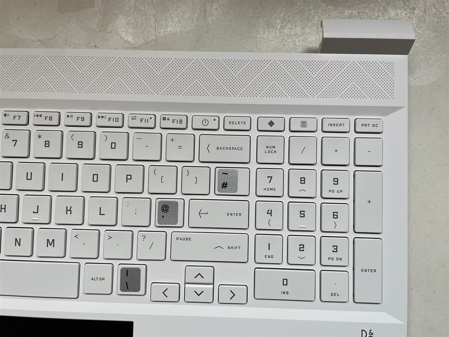 HP VICTUS 16-D 16-E M76861-031 M75756-031 UK English Keyboard Palmrest Sticker