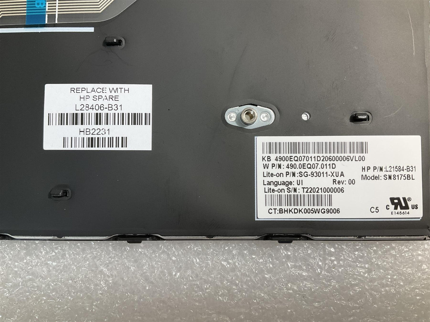 for HP ProBook x360 440 G1 L28406-B31 US International Backlight Keyboard NEW
