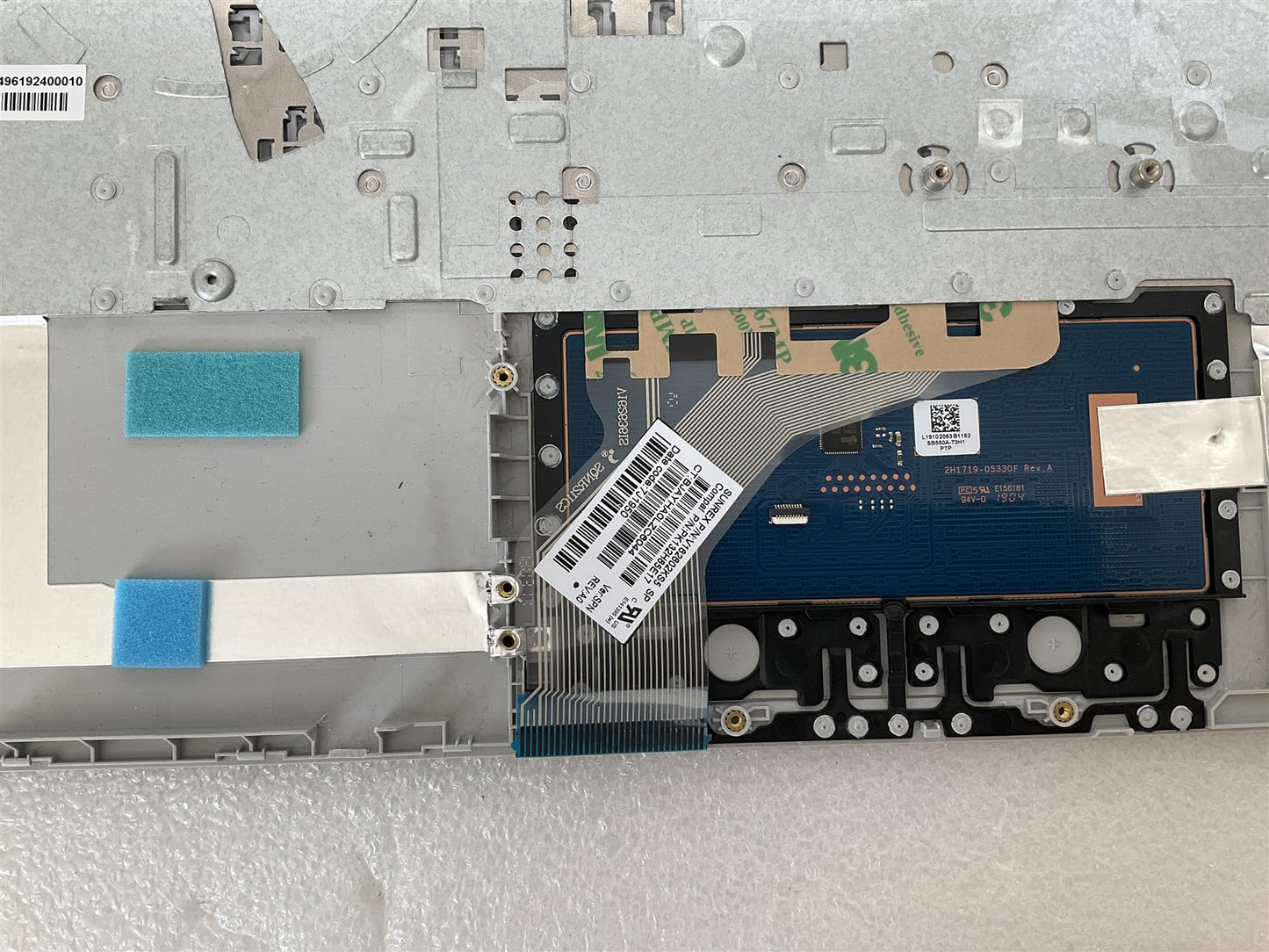 HP 15-DW 15Z-GW 15S-DU 15S-GU L53741-071 L52155-071 Spanish Keyboard Palmrest