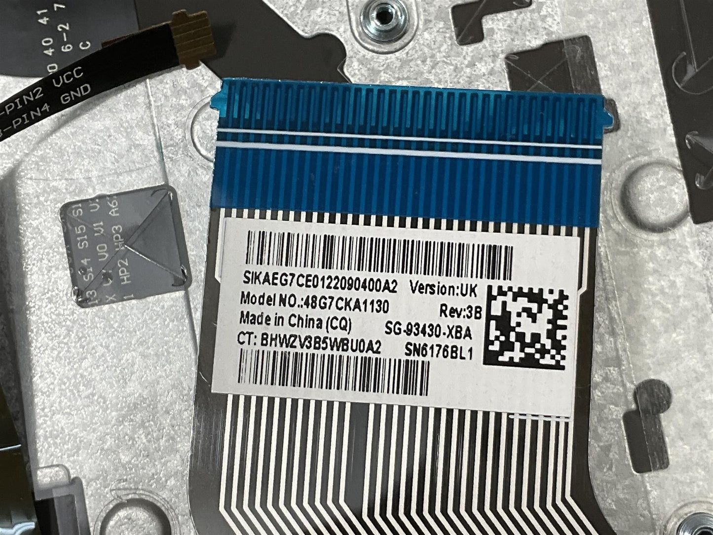 For HP Pavilion 15-CS 15-CW L55710-031 L49393-031 UK English Palmrest Keyboard