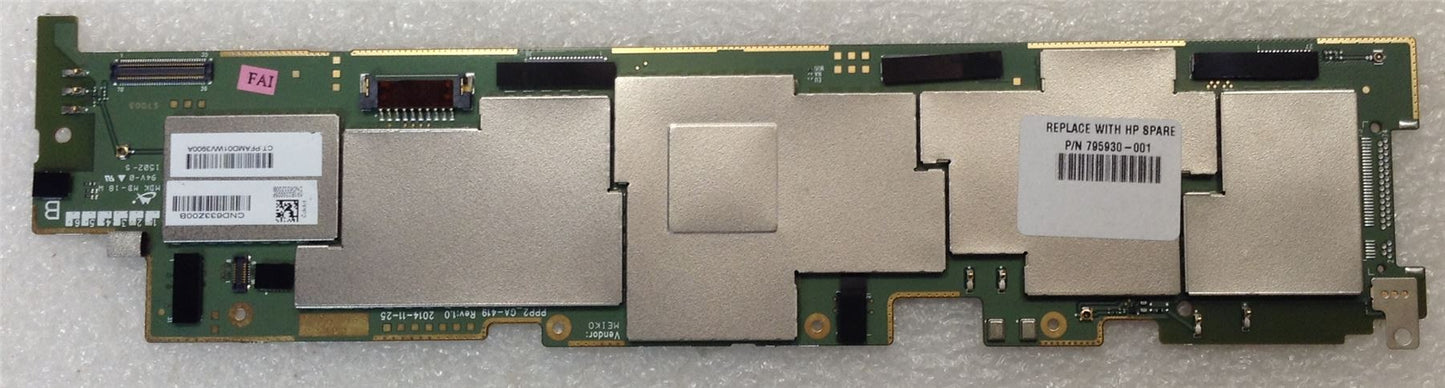 HP PRO SLATE 12 Tablet 795930-001 Qualcomm APQ8074AB 2GB 32GB eMMC Motherboard
