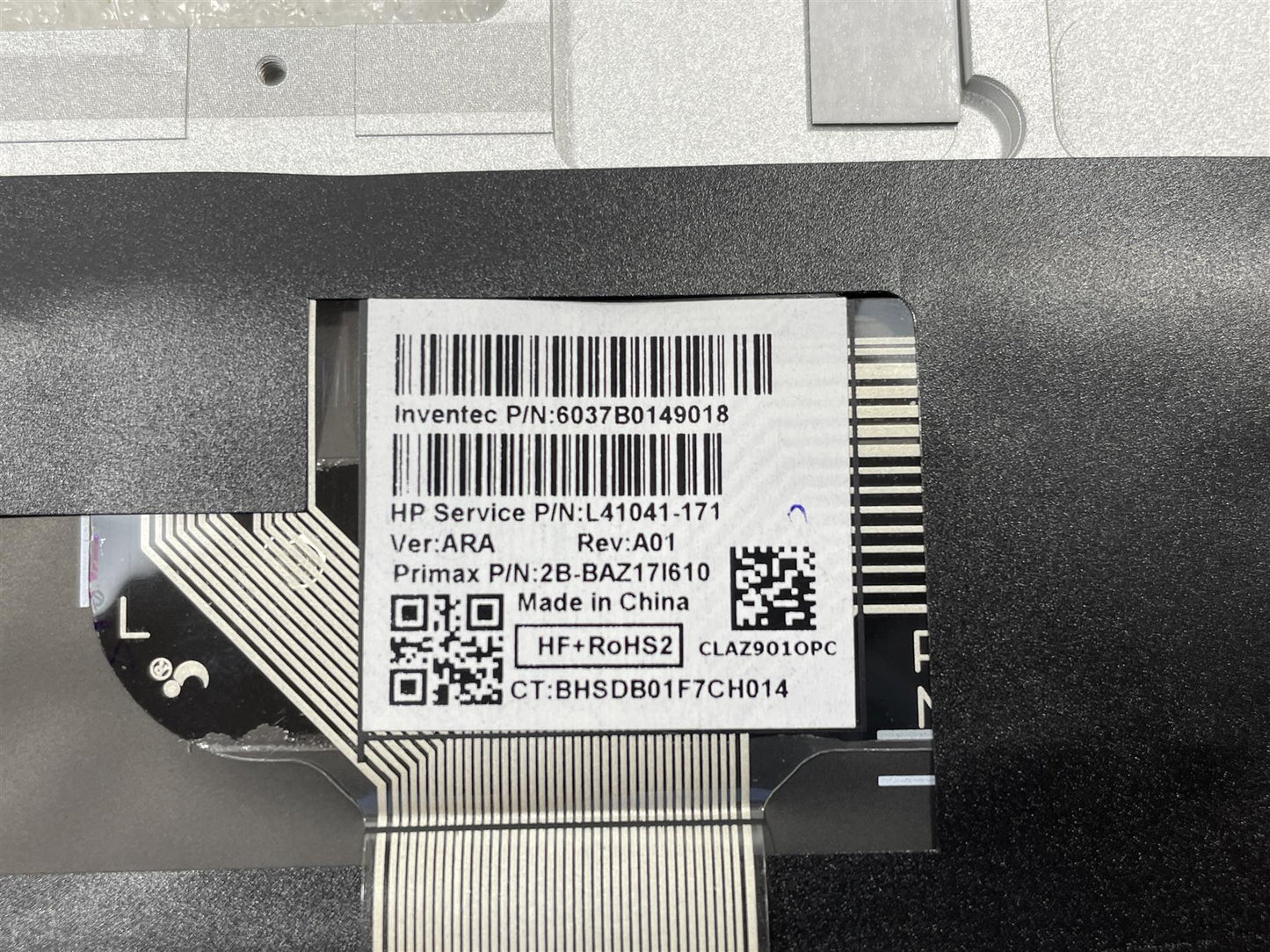 For HP EliteBook x360 1040 G5 L41041-171 Arabic Arabia Palmrest Keyboard NEW