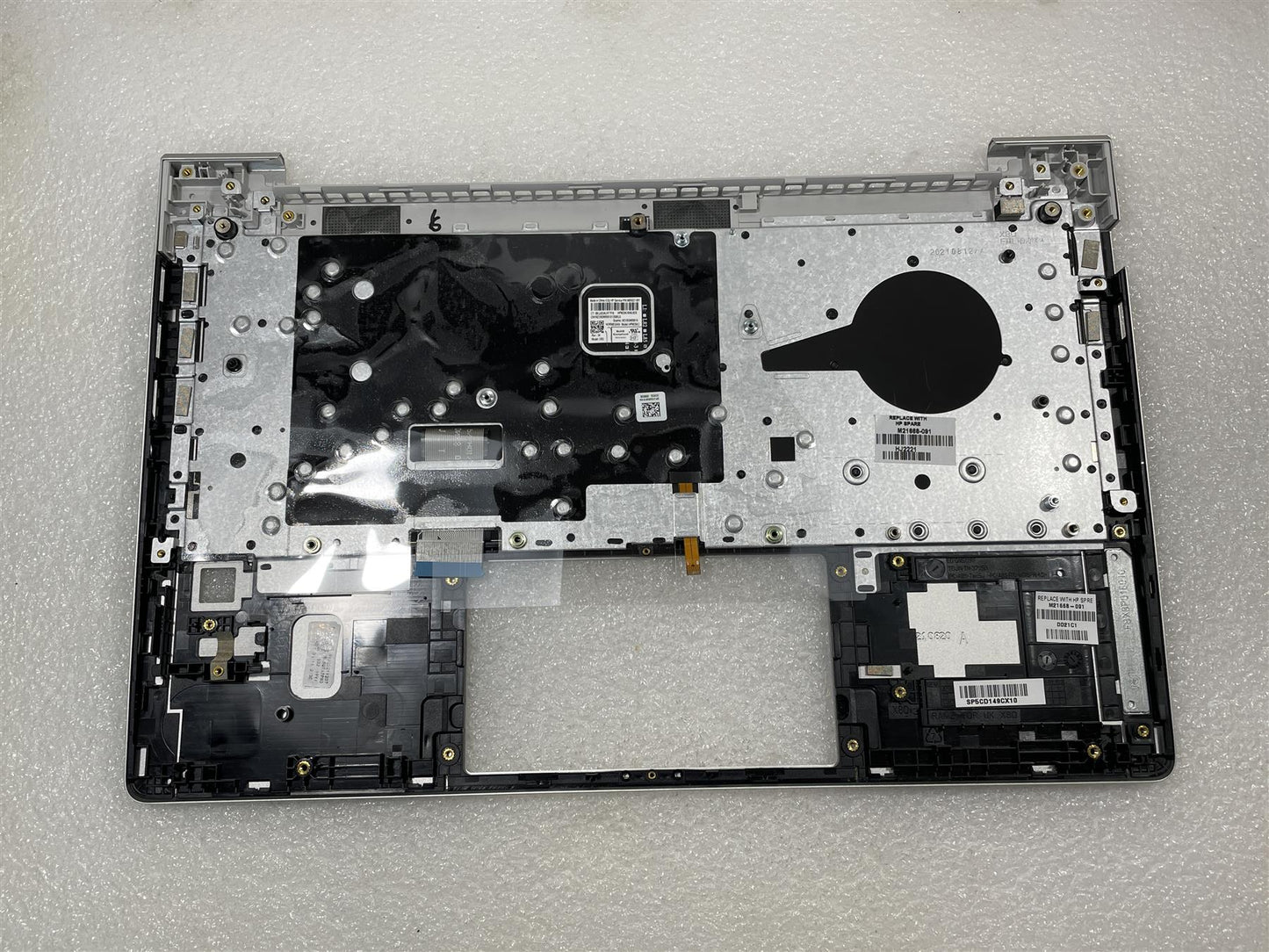 For HP ProBook 630 G8 M21668-091 Norwegian Norway Palmrest Keyboard BL Top Cover We are sending M21670-091