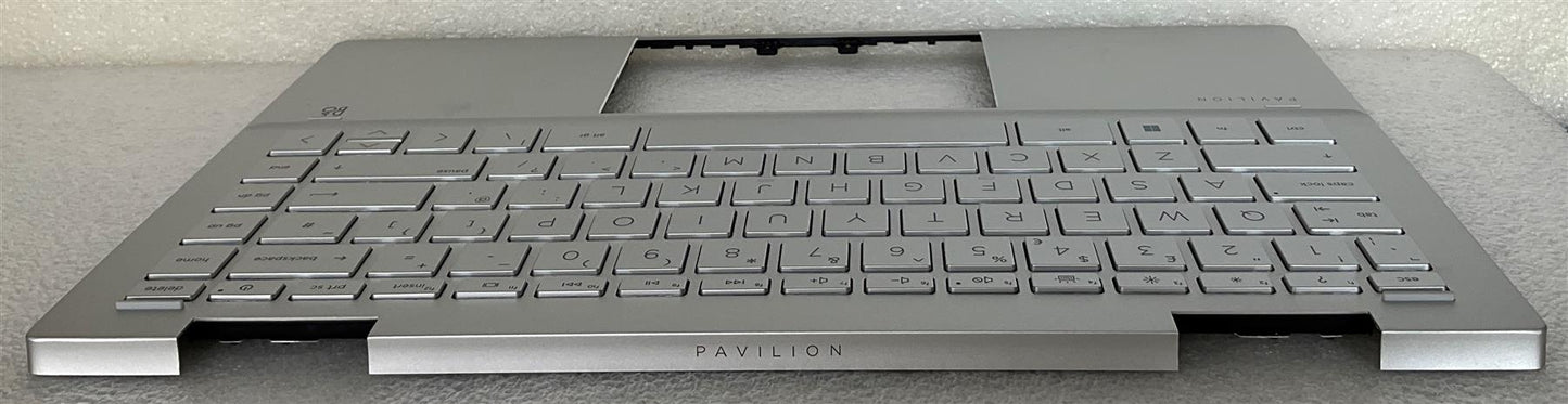 HP PAVILION X360 14-DY 14T-DY M49431-031 M45222-031 UK English Keyboard Palmrest