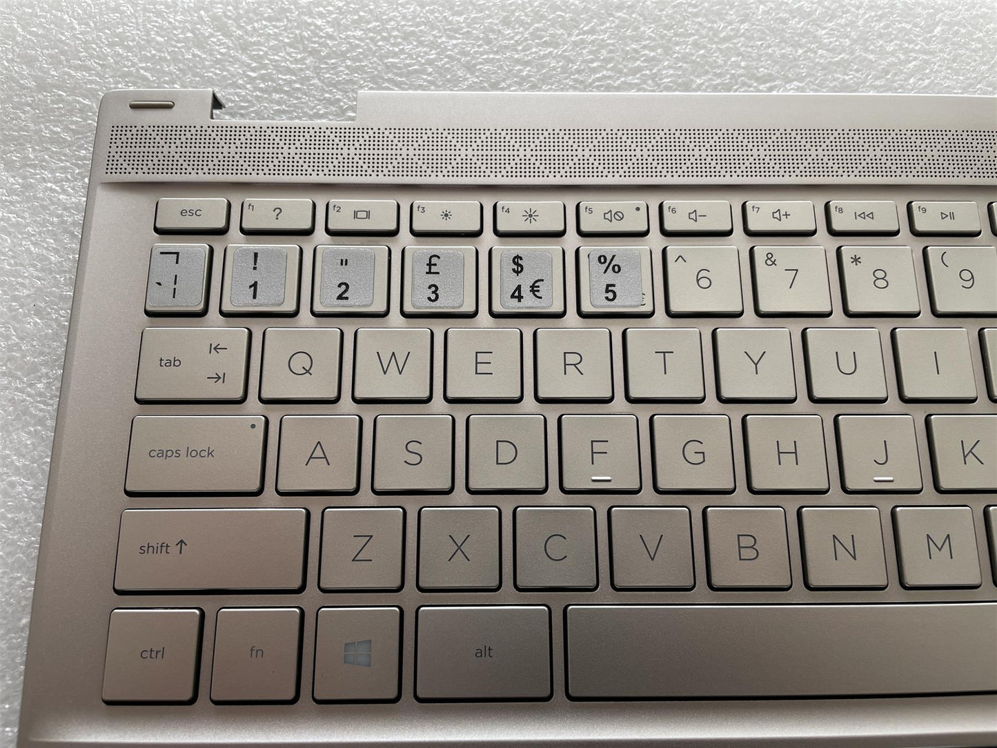 HP Pavilion x360 14-DW M01291-031 L96523-031 UK English Keyboard Palmrest NEW