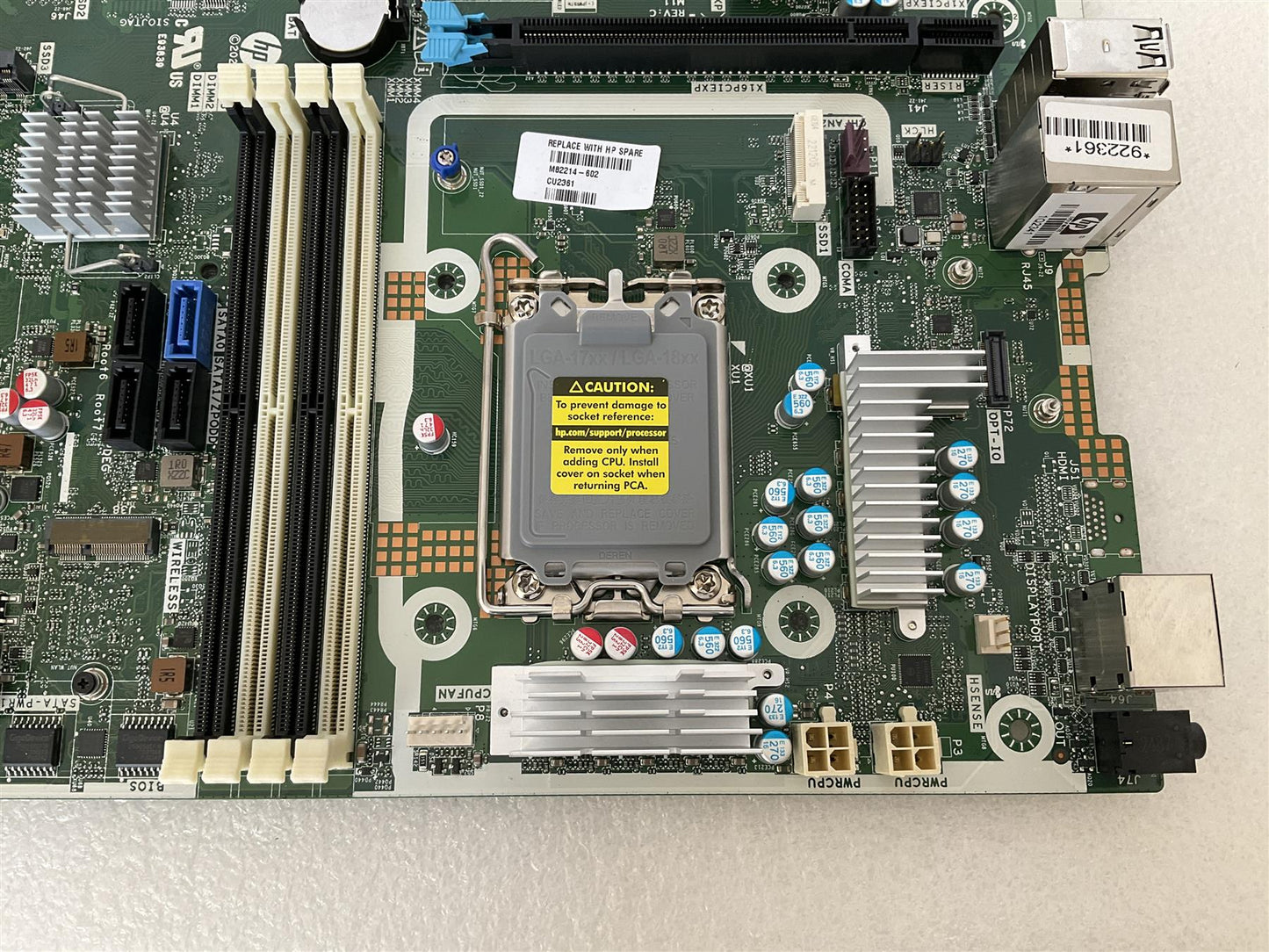 For HP Z2 SFF G9 N50228-601 M82214-602 Intel Motherboard LGA1700 CPU Socket NEW