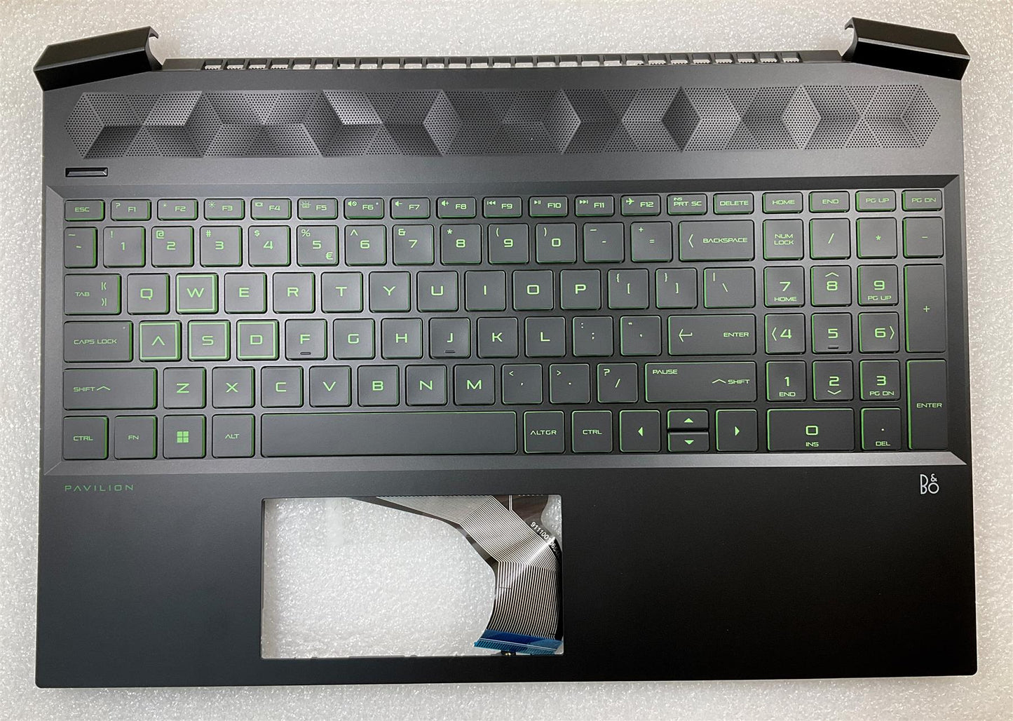 HP Pavilion Gaming 15-EC L77549-B31 L72597 US International Keyboard Palmrest