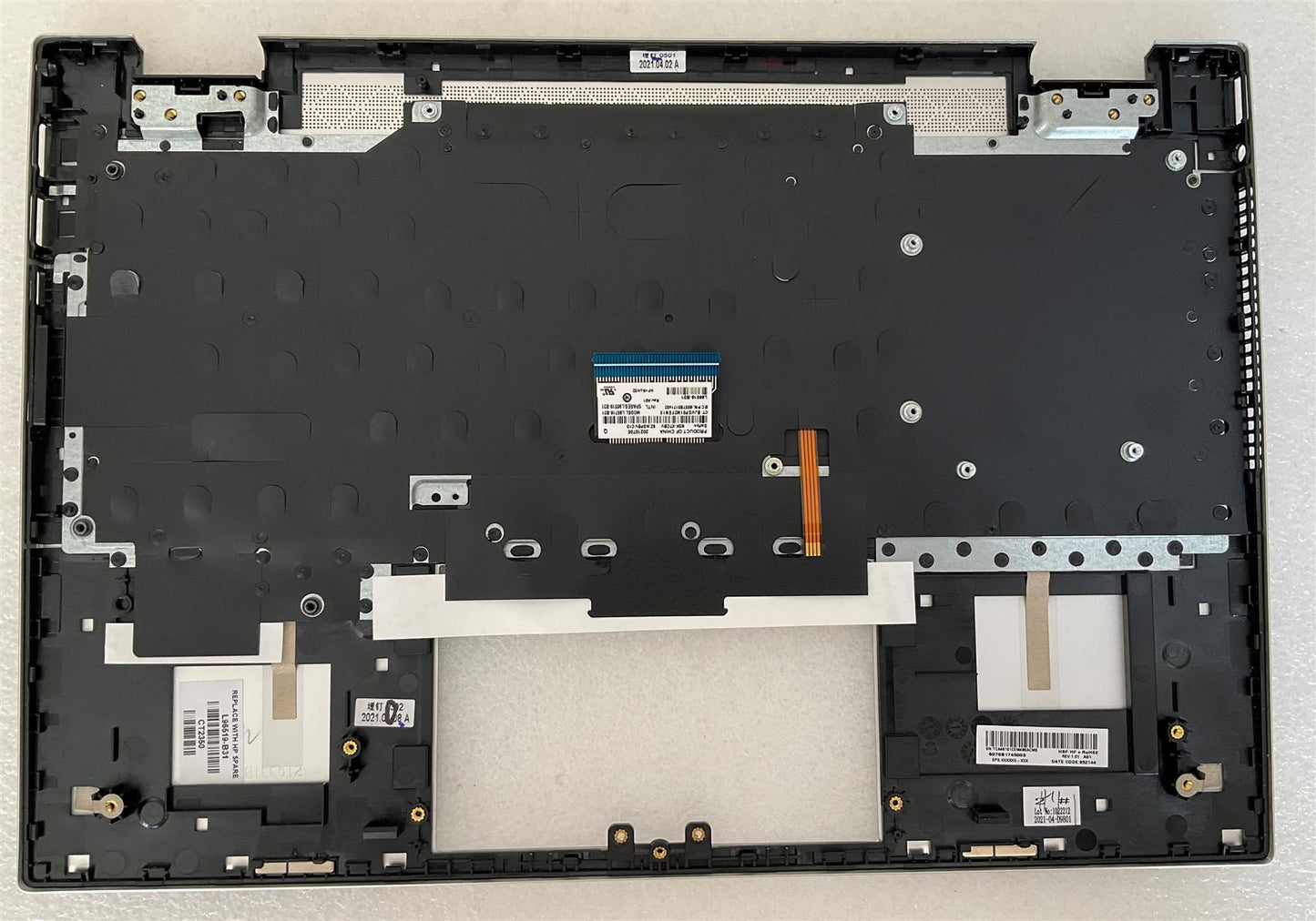 HP PAVILION X360 14-DW 14T-DW M01287-B31 US International Keyboard Palmrest NEW