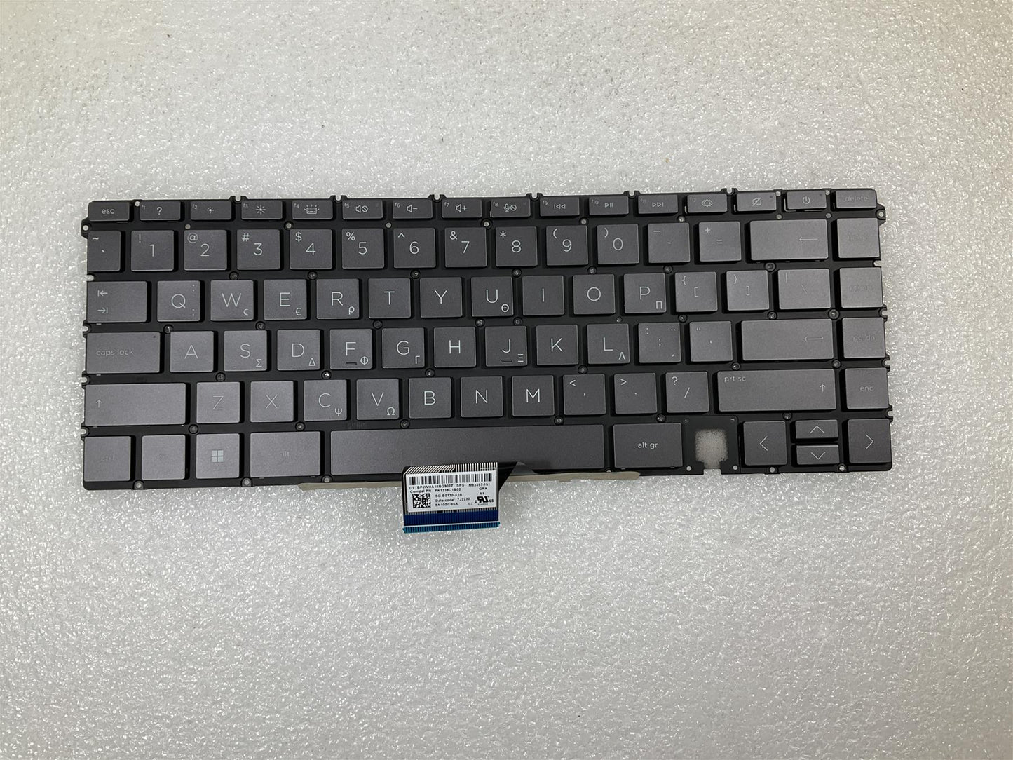 HP SPECTRE X360 16 16-F 16T-F M85604-151 M83497-151 Greece Greek Keyboard NEW