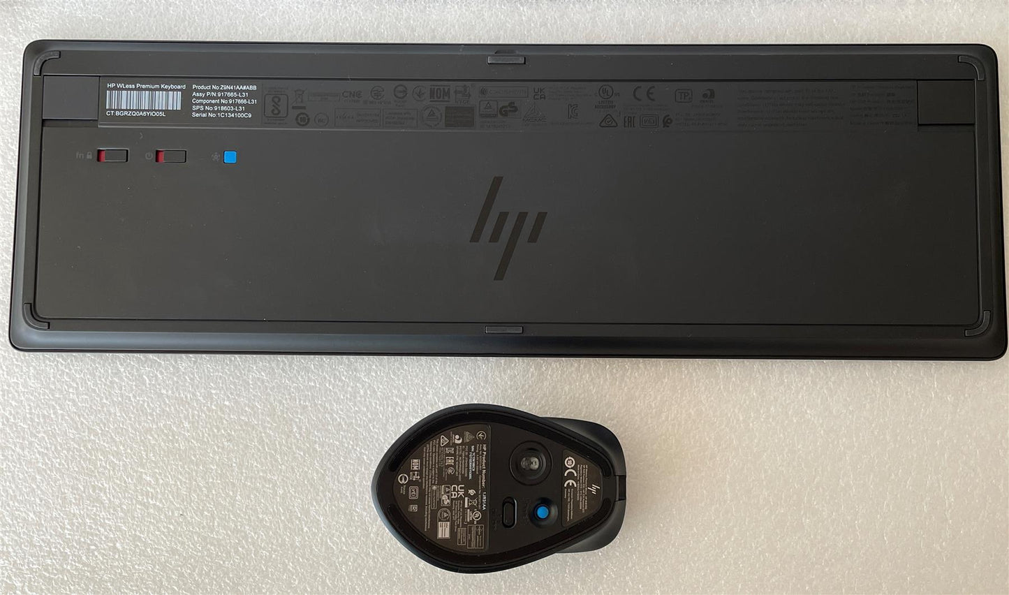 For HP 932367-031 US International Premium USB Wireless Keyboard Mouse Kit NEW