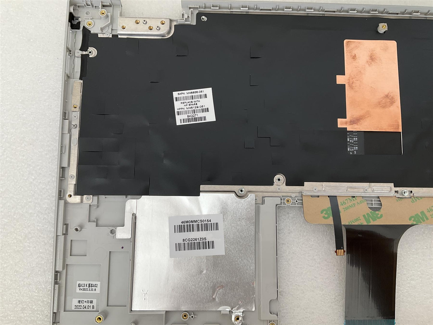 HP PAVILION X360 15-ER M48856-051 M45129-051 French FR Keyboard Palmrest NEW