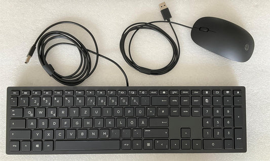 For HP Lifestyle TPC-P001K 928923-041 German Germany Layout USB Keyboard Mouse