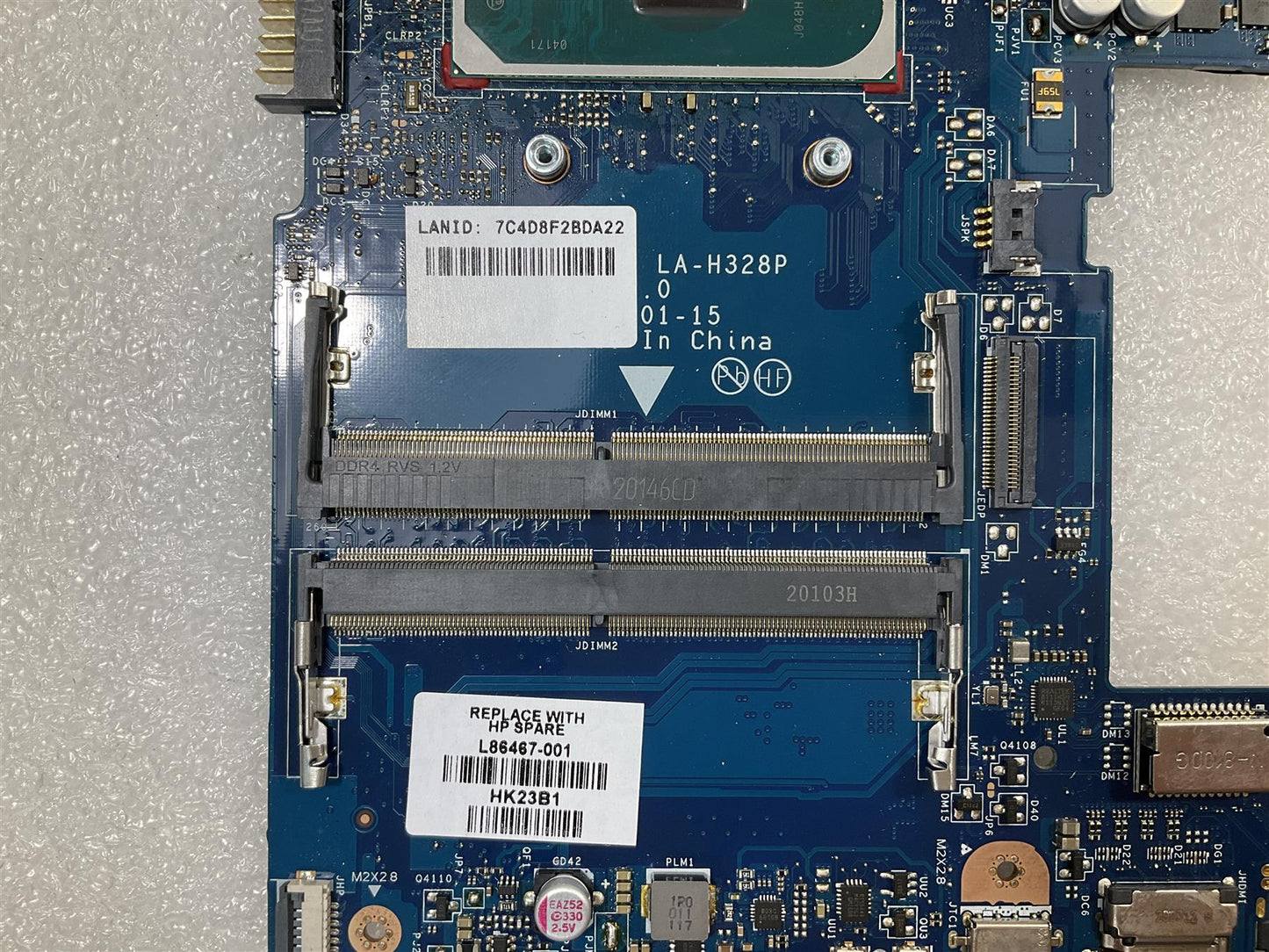 For HP 15S-DU 250 G8 L86467-001 Intel I5-1035G1 DSC 2GB LA-H328P Motherboard