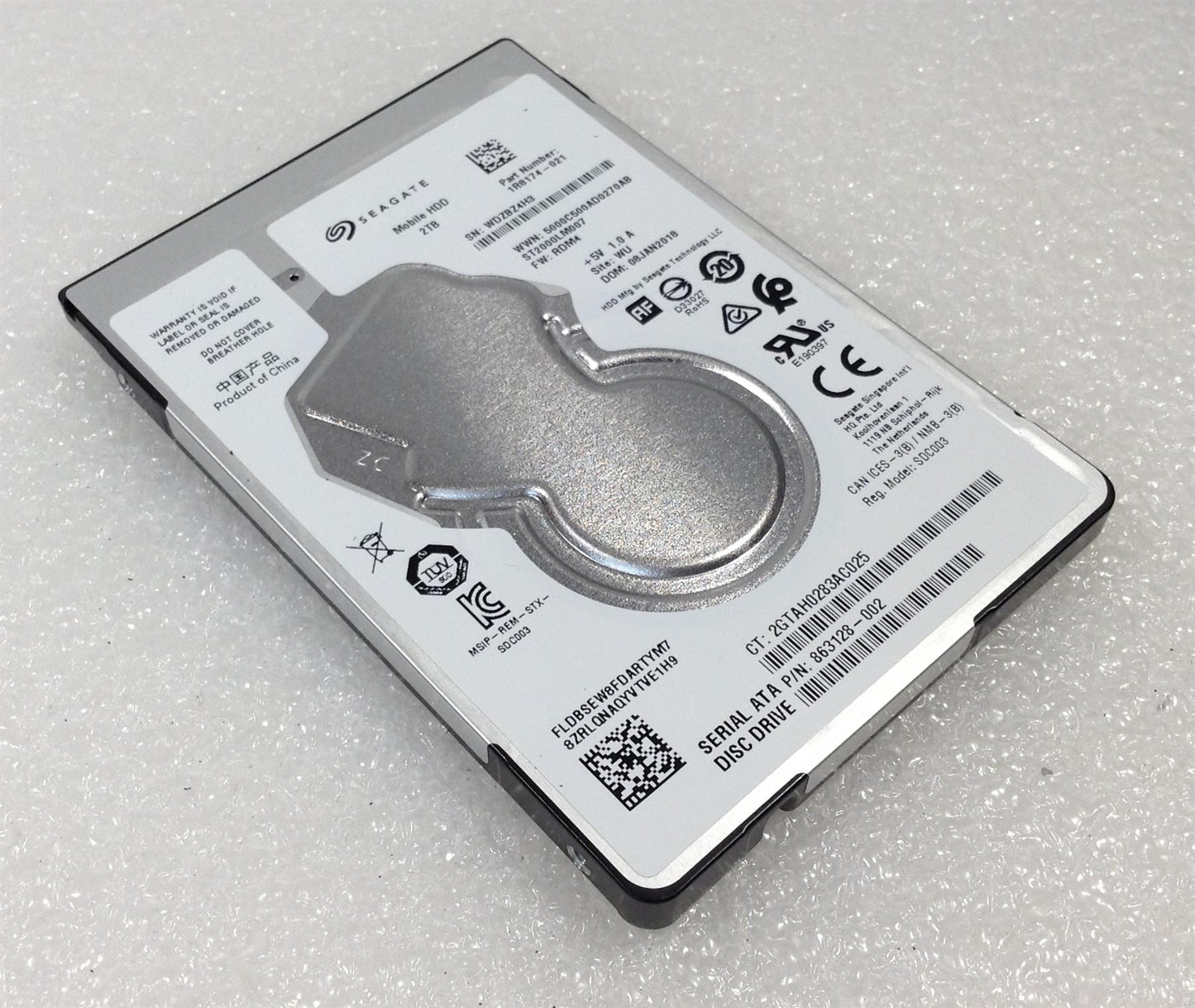 Hp 400 600 800 G2 819636-001 SEAGATE ST2000LM007 2.5-inch 2TB SATA 5400 RPM NEW