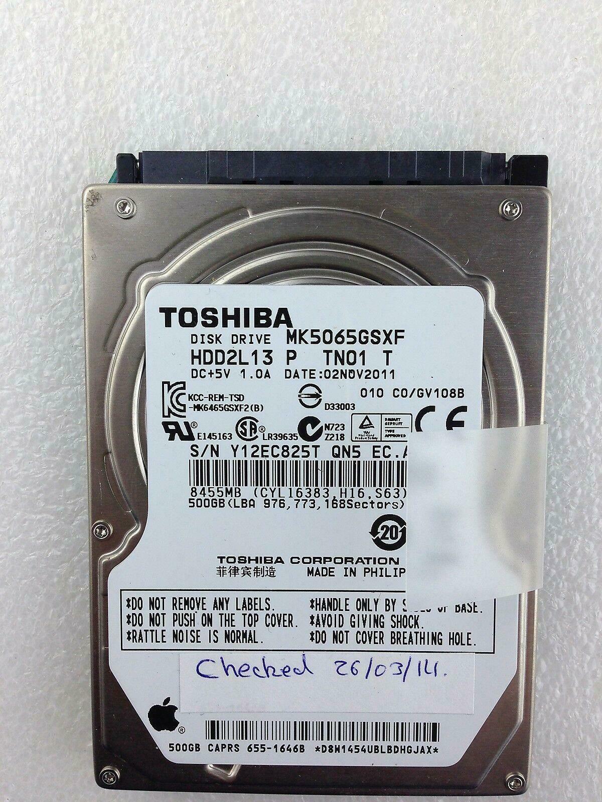 500GB 500 GB Hard Disk Drive SATA NEW 2.5 inch