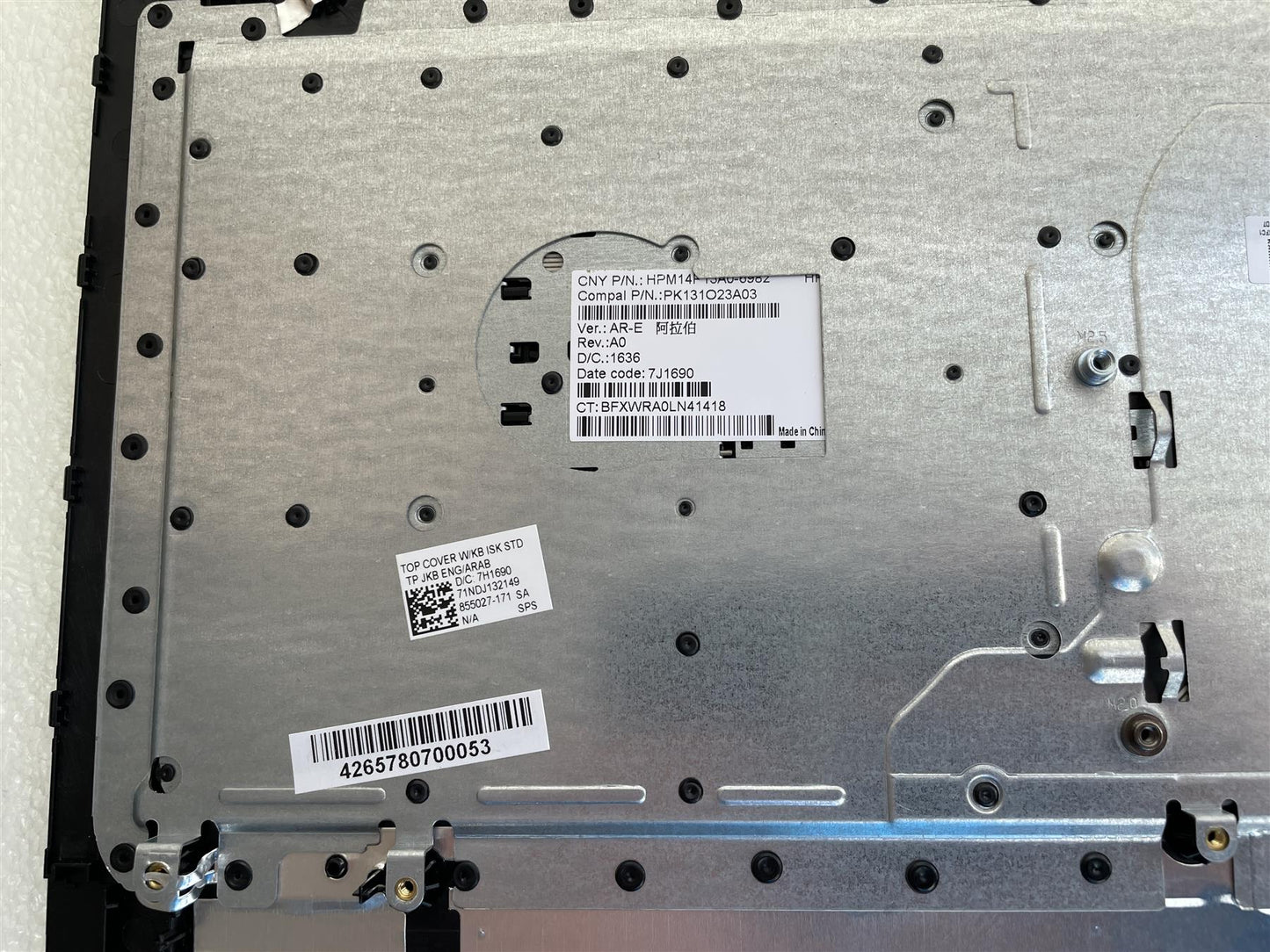 For HP 250 g5 256 255 G5 Black 855027-171 Keyboard Palmrest Arabic Genuine NEW