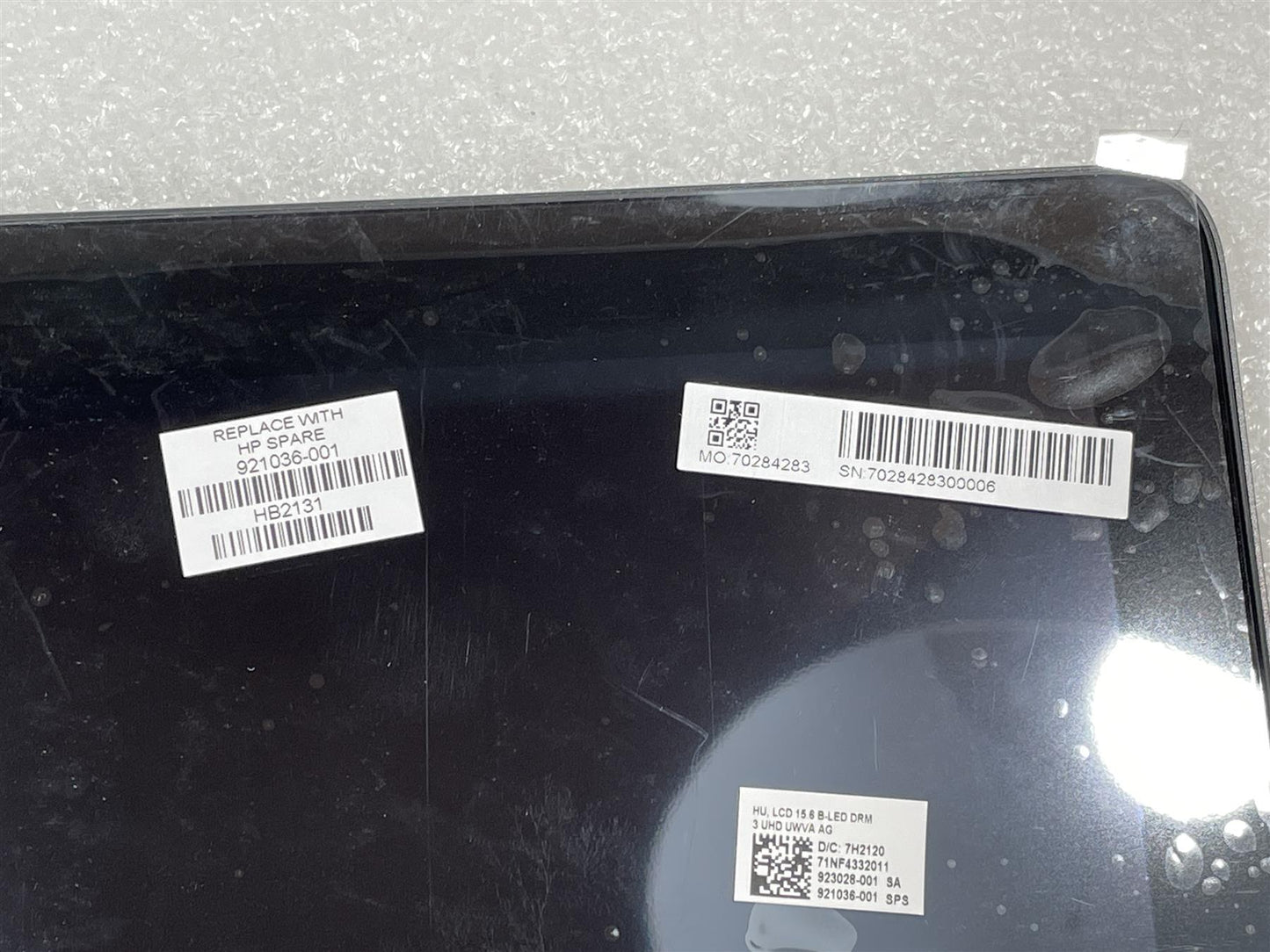 For HP ZBook Studio G4 921036-001 15.6 Inch FHD Touch Screen Display Assembly