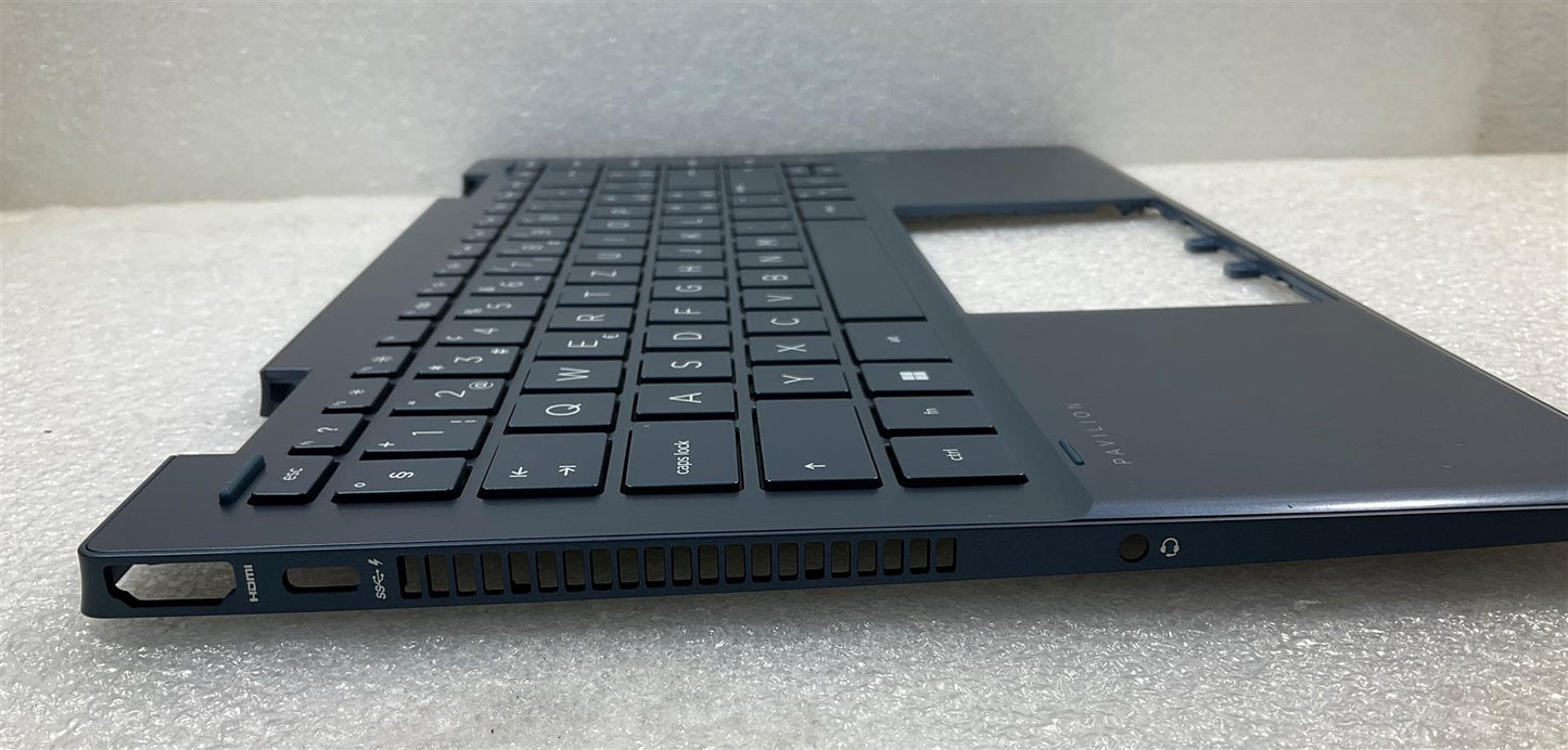 For HP PAVILION X360 14T-DY 14-DY M49435-BG1 M45228-BG1 SWISS Palmrest Keyboard