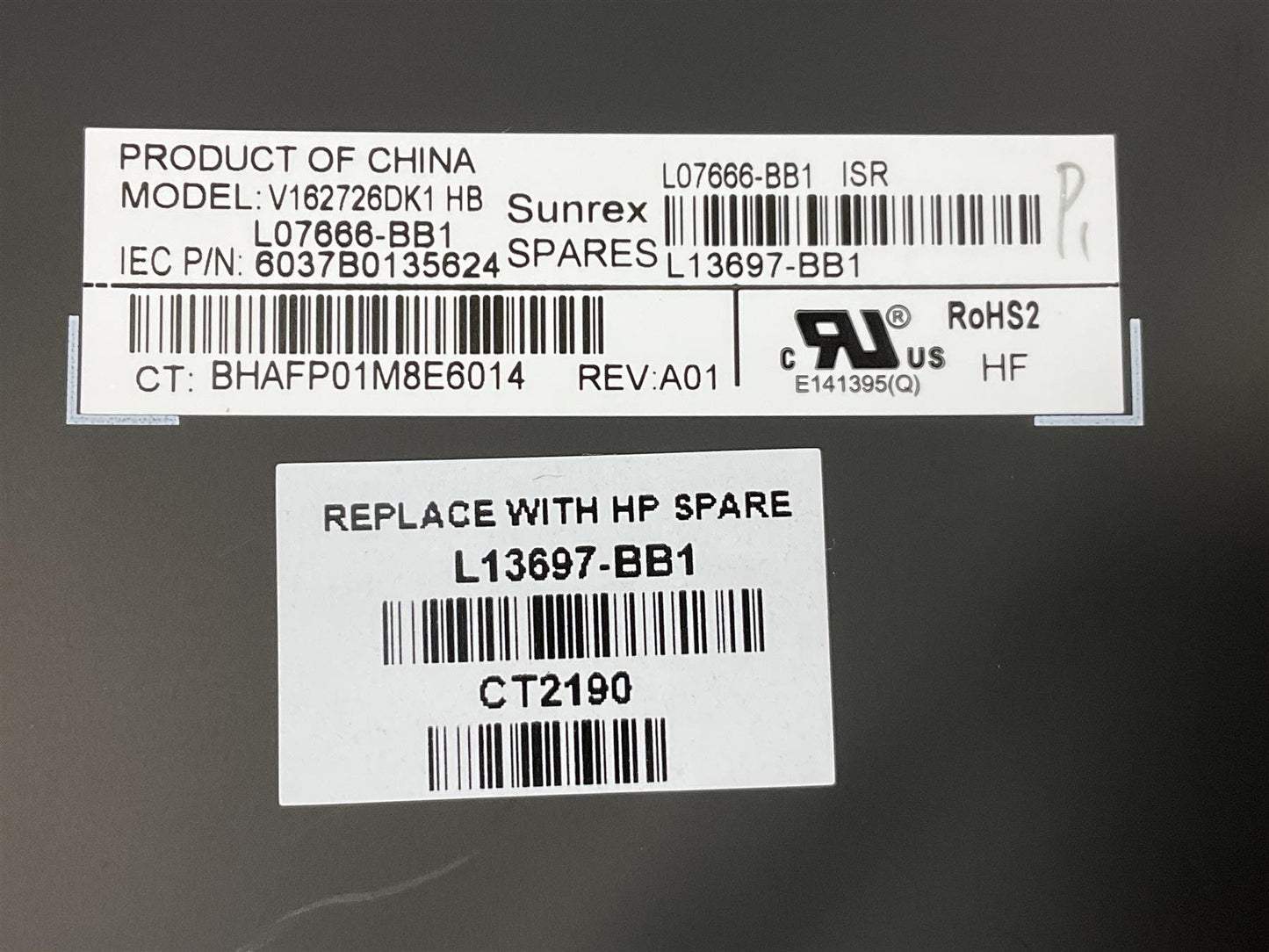 HP Elitebook 730 735 830 835 G5 G6 L13697-BB1 Israel Hebrew Backlight Keyboard