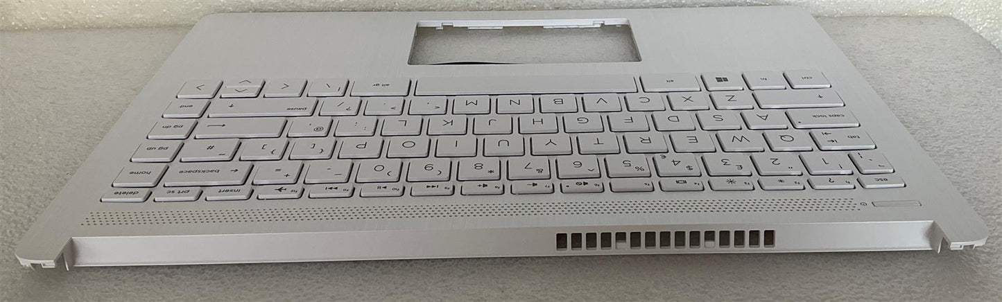 HP 14-DQ 14S-DQ 14-FQ 14S-FQ L68616-031 L61508-031 UK English Keyboard Palmrest