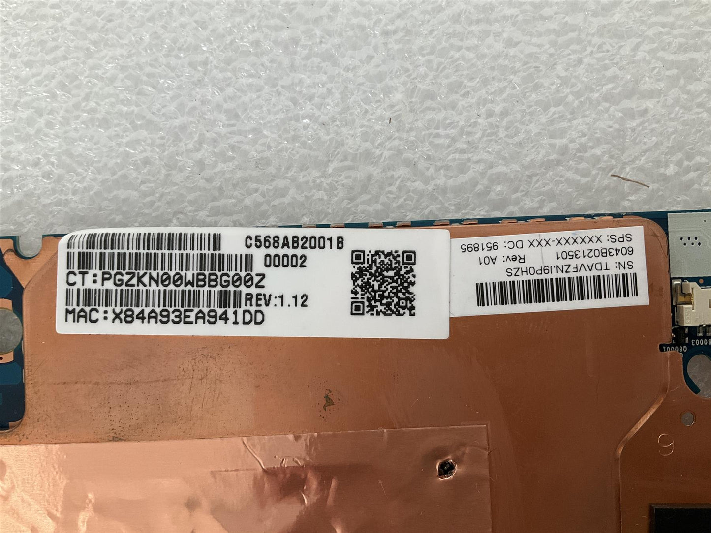 for HP Elite x2 1012 G2 Tablet L11118-601 Intel i7-7500U UMA 8GB Motherboard NEW