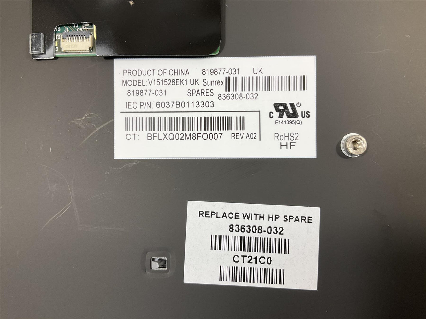 HP EliteBook 840 G4 Keyboard 836308-031 English UK Keyboard Genuine Original NEW