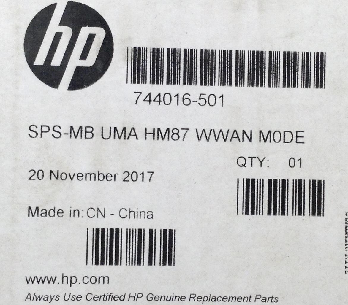 HP ProBook 640 650 G1 Notebook PC 744016-501 744020 744016 744007 UMA Motherboard NEW Genuine