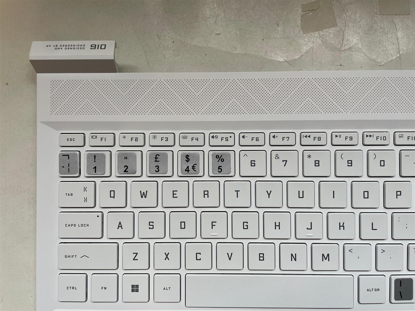 HP VICTUS 16-D 16-E M76861-031 M75756-031 UK English Keyboard Palmrest Sticker