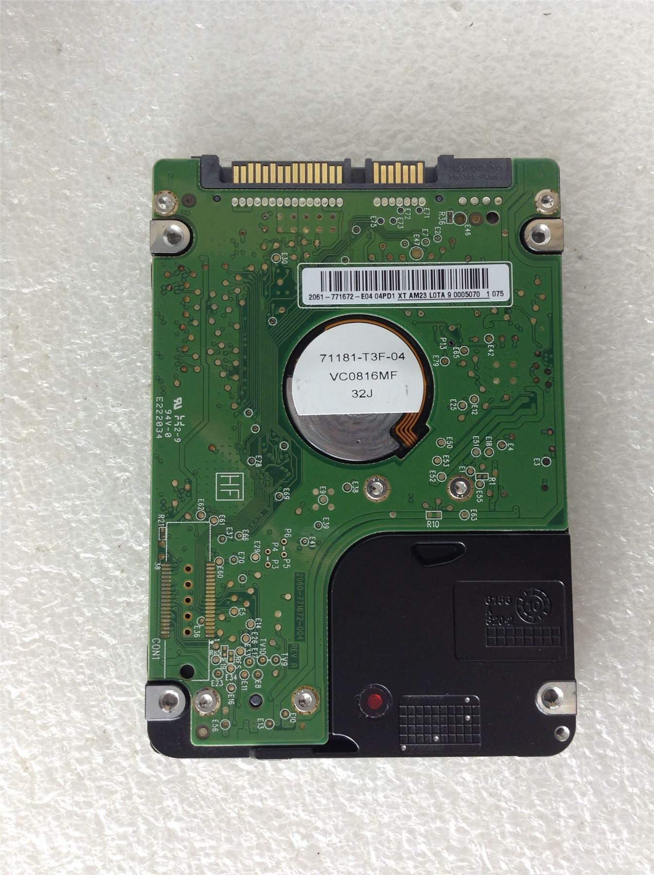 Hard Disk Drive HDD spares parts FAULTY WESTERN DIGITAL 320GB WD3200BPVT-22ZEST0