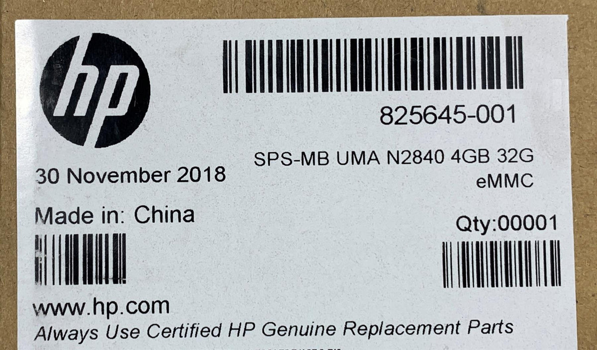 A111 HP Chromebook 11 G4 825645-001 851143 Celeron N2830 Motherboard 32GB eMMC 4 GB RAM NEW