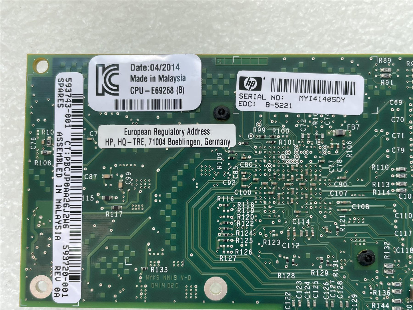 HP 593743-001 593720 NC365T Quad Port Ethernet Server Adapter PCI Express NEW