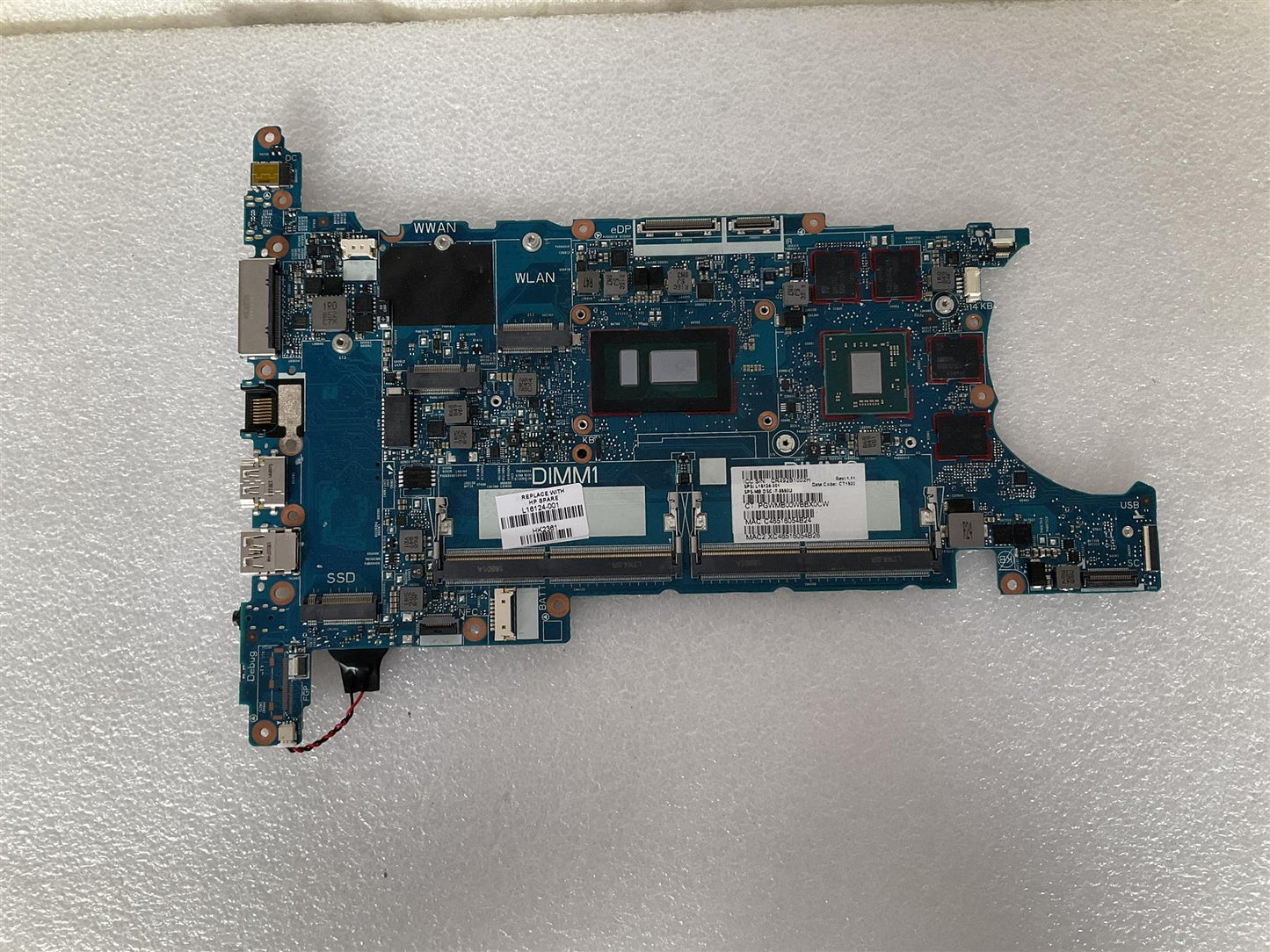 for HP ZBook 14u 15u G5 L16124-001 601 Intel Core I7-8550U DSC Motherboard NEW