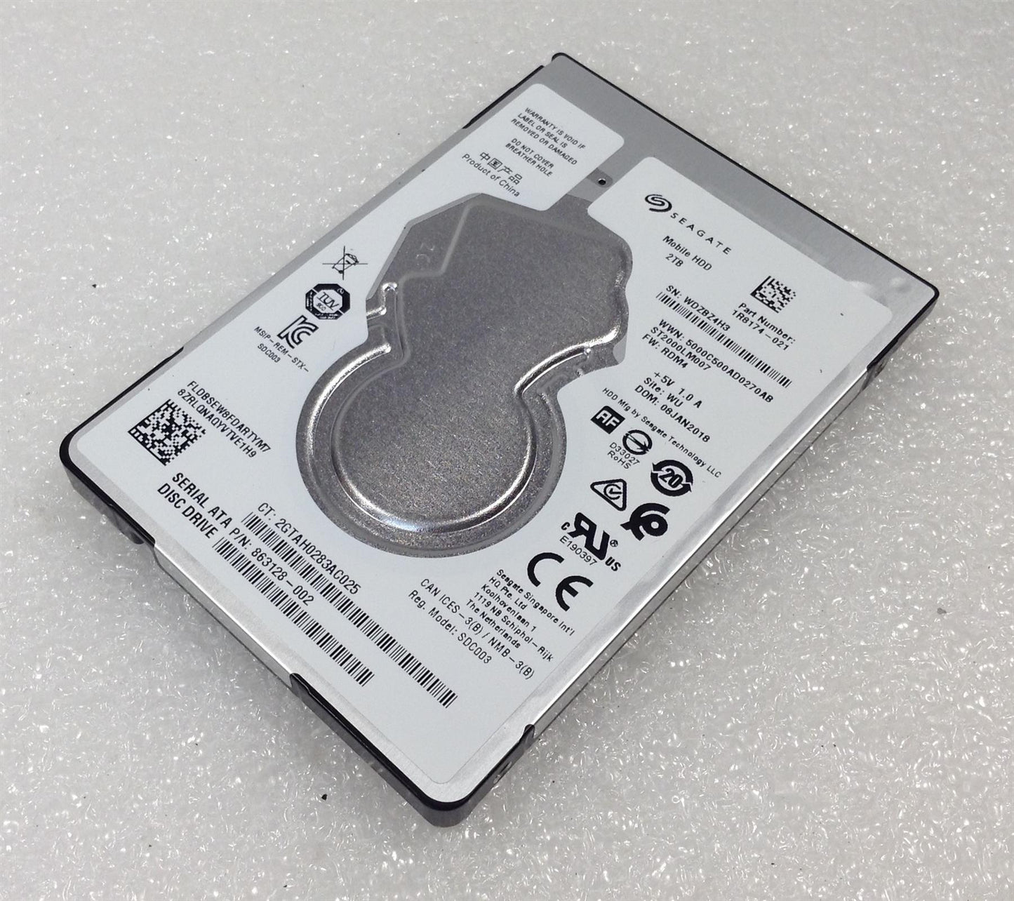 Hp 400 600 800 G2 819636-001 SEAGATE ST2000LM007 2.5-inch 2TB SATA 5400 RPM NEW