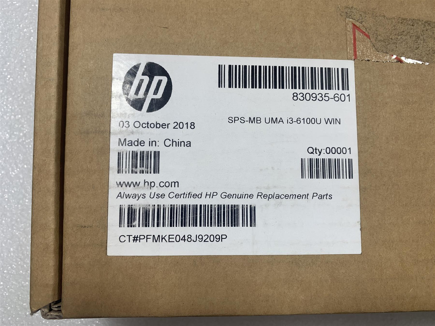 A111 - HP ProBook 430 440 G3 830935-601 830937 501 001 Intel i3-6100U UMA Motherboard Genuine