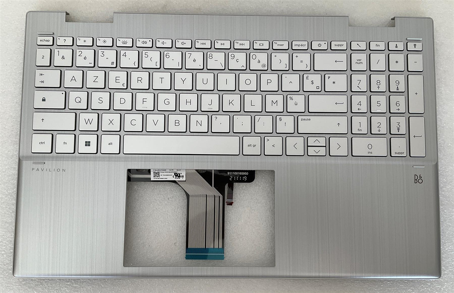 HP PAVILION X360 15-ER M48856-051 M45129-051 French FR Keyboard Palmrest NEW