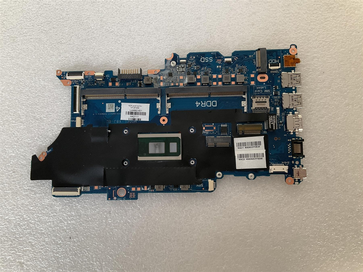 HP ProBook 430 440 450 G6 L44882-001 601 Intel Core I3-8145U UMA Motherboard NEW