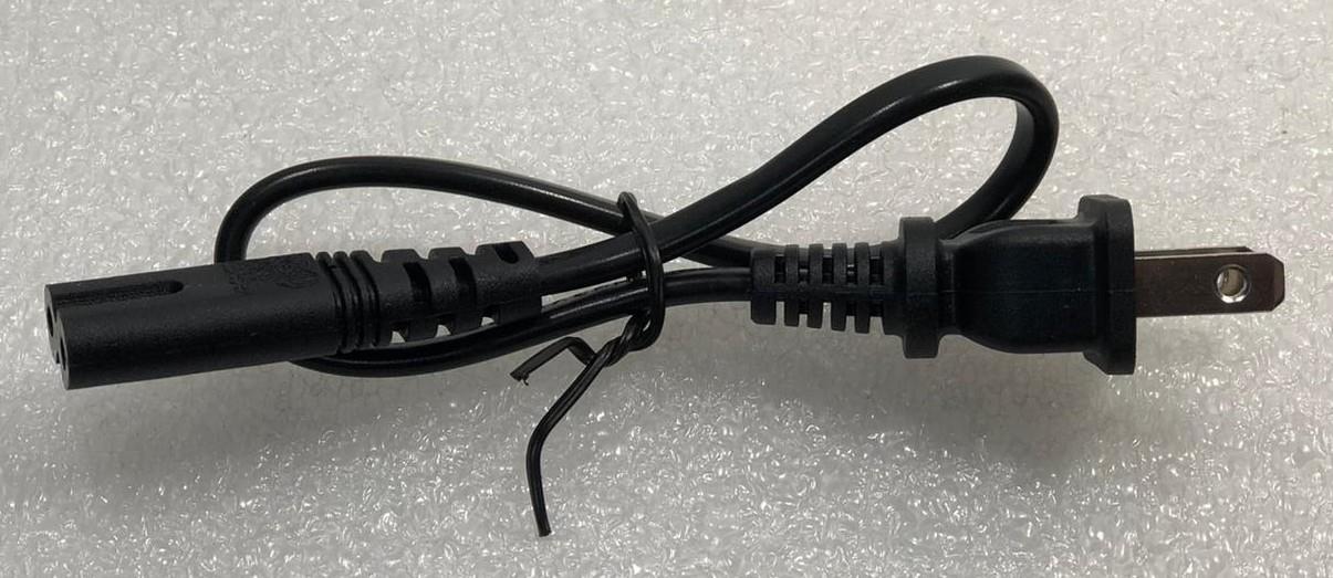 5X US USA Power Cable Figure of 8 Lead 2pin pins C7 AC Main Wall 1ft ft. NEW