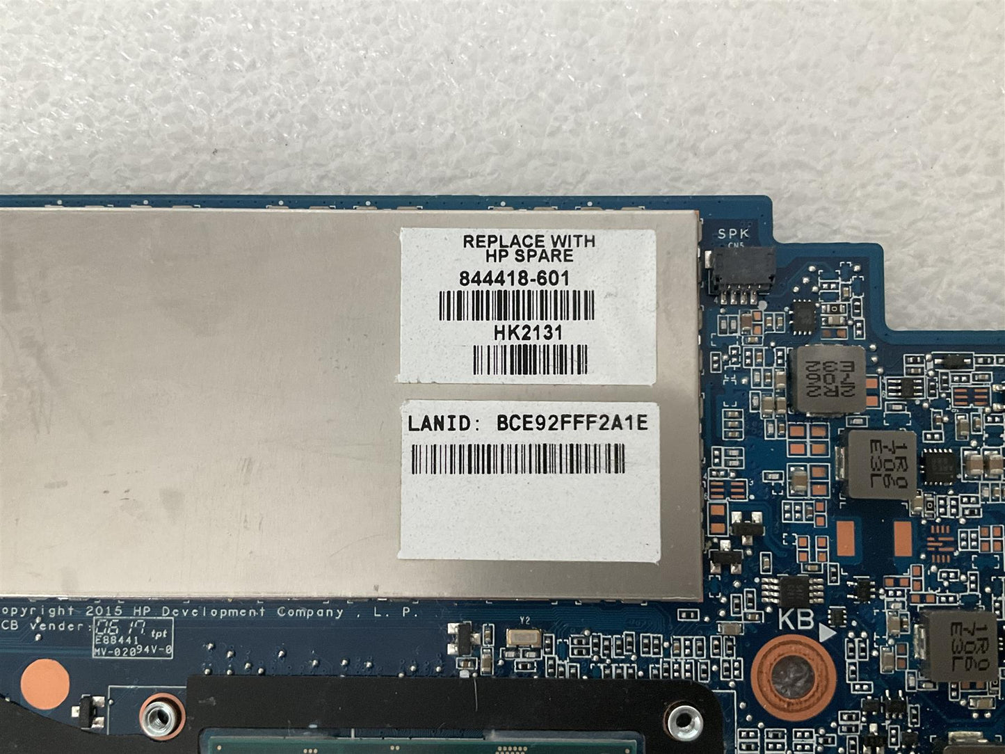 for HP EliteBook 1040 G3 844418-601 sending 844416 Intel Core i7-6600U UMA Motherboard 16GB NEW