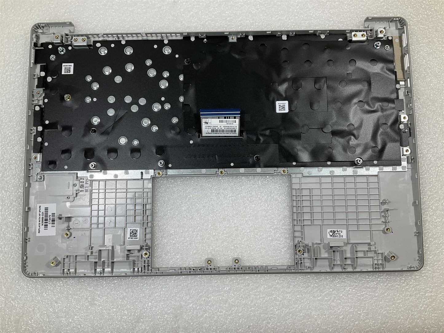 For HP Laptop 14-EM 14-EP N38396-031 N35869-031 UK English Palmrest Keyboard NEW
