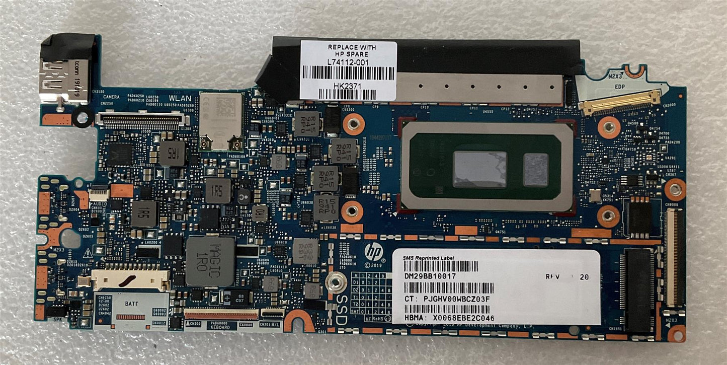 for HP Elite Dragonfly L74112-001 Intel Core Motherboard NEW - We are sending M42283