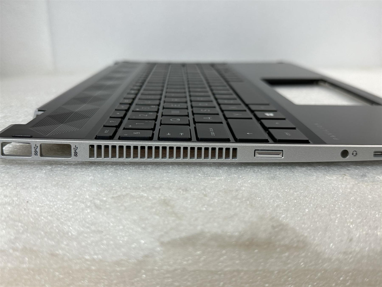 For HP Pavilion x360 15-DQ L53081-BG1 Switzerland Palmrest Keyboard Top Cover