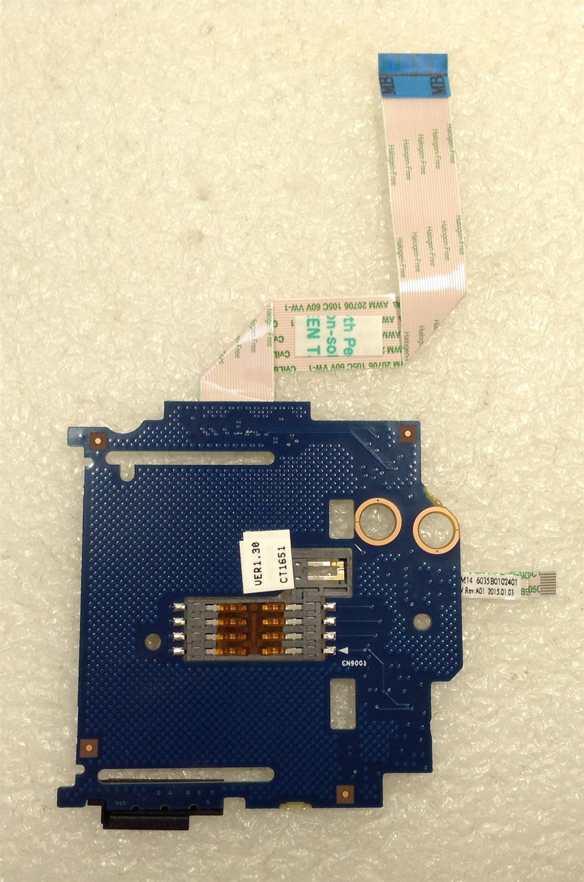HP Smart card reader HP P/N: 805612-001 ICC: PFBR03BSM002 New