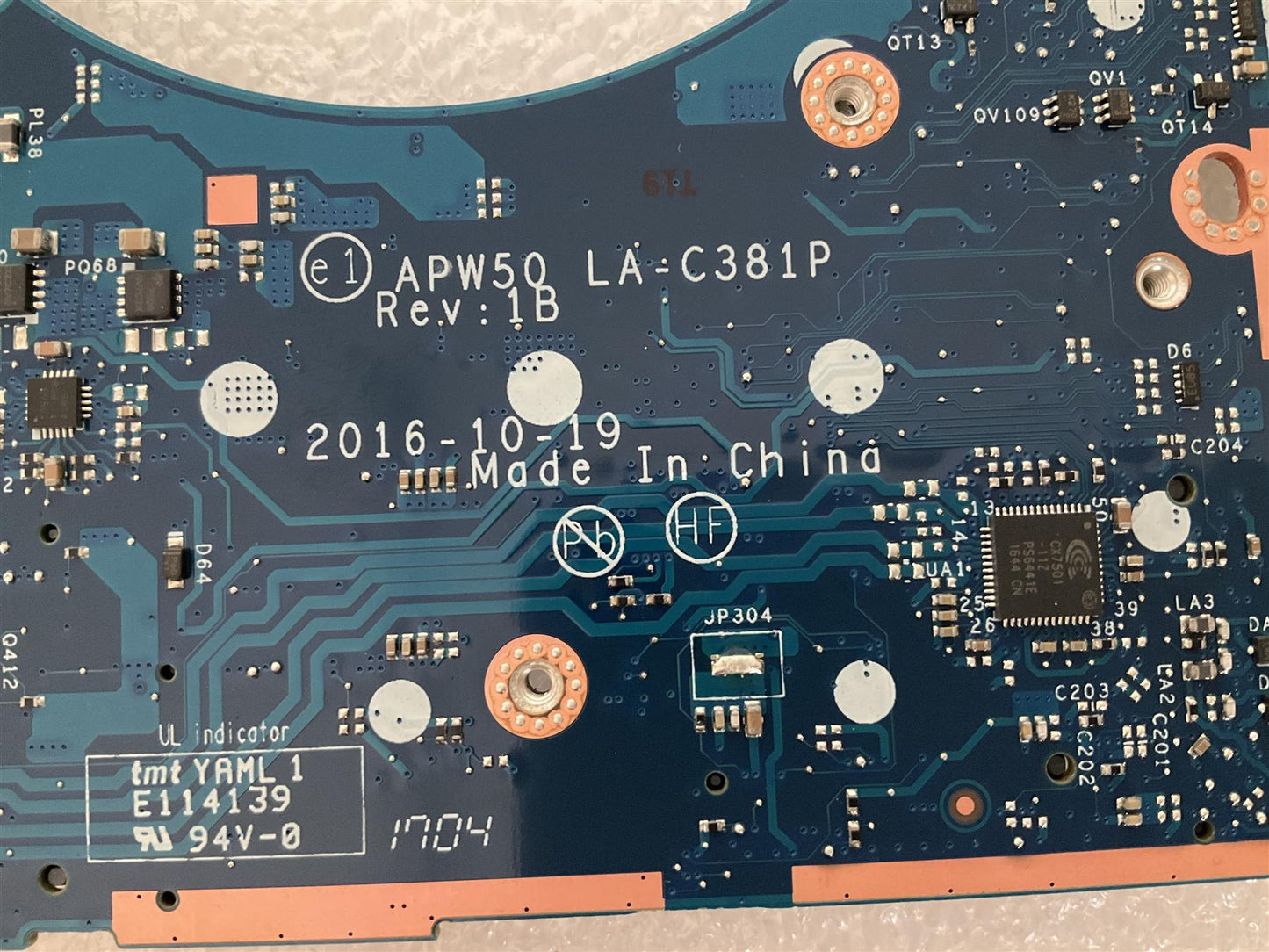 for HP ZBook 15 G3 Laptop 848219-601 001 Intel Core i7-6700HQ Motherboard NEW