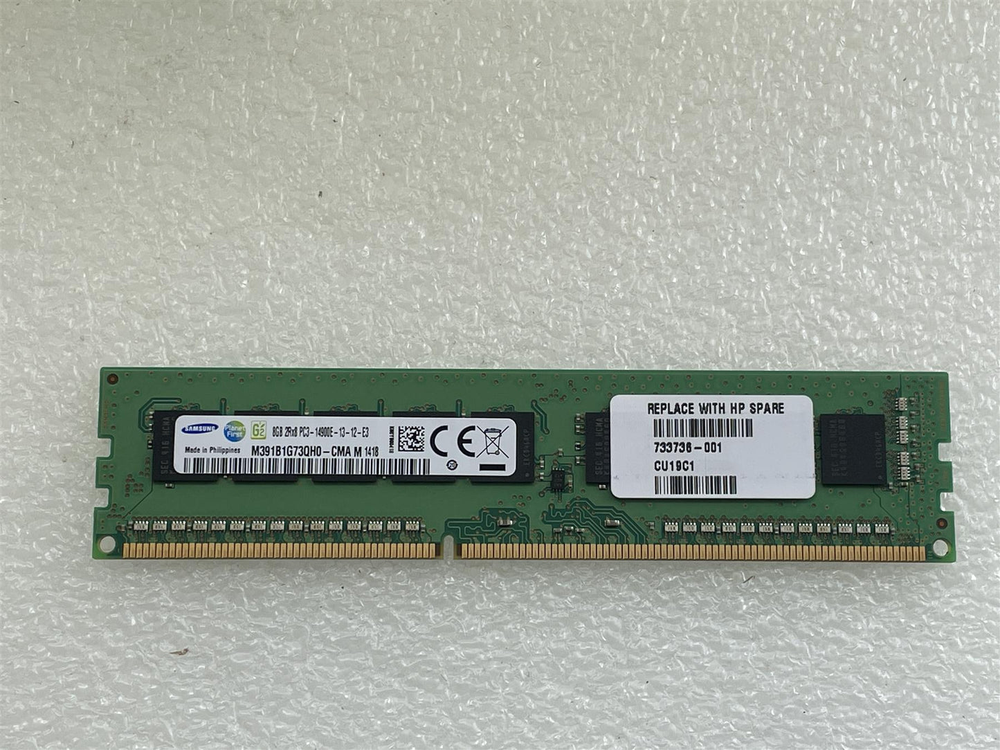 HP 733736-001 Samsung M391B1G73QH0-CMA RAM Memory 8GB 1866MHz DDR3 PC3 14900E